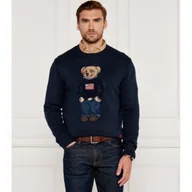 Swetry męskie - POLO RALPH LAUREN Sweter | Regular Fit | z dodatkiem lnu - miniaturka - grafika 1