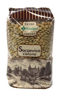 VitalPol Soczewica zielona 450 g - Warzywa świeże i suszone - miniaturka - grafika 1