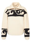 Bluzy damskie - Billabong Bluza EBJPF00119 Beżowy Regular Fit - miniaturka - grafika 1