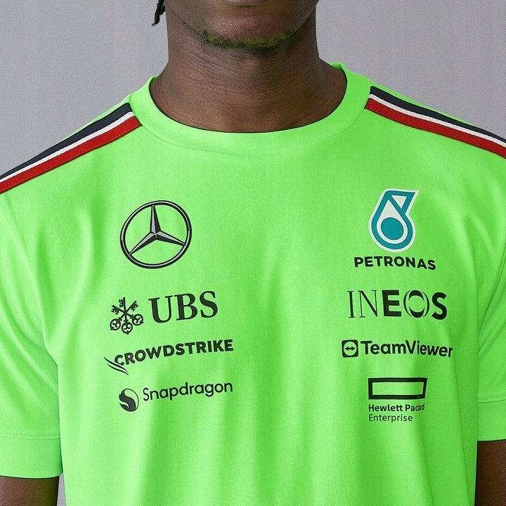 Koszulka zielona Mercedes AMG Petronas F1 Team T-shirt Rozmiar.XXL