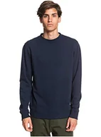 Bluzy męskie - Quiksilver Męska bluza Essentials granatowy blezer S EQYFT04082-byj0 - miniaturka - grafika 1