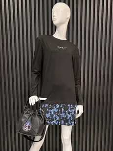 Karl Lagerfeld sukienka plisowana [rozmiar S] - Sukienki - miniaturka - grafika 1