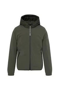 ECOALF Męska kurtka Cartesalf, z poliestru z recyklingu, z kapturem, z kapturem Sorona i Fellex, wygodna i lekka, kurtka męska, rozmiar XL, oliwkowy, rozmiar XL, kolor oliwkowy, oliwkowy, XL - Kurtki męskie - miniaturka - grafika 1
