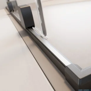 Radaway Furo Brushed GunMetal PND II parawan nawannowy 100cm lewy szczotkowany grafit 10109538-92-01L/10112494-01-01 - Akcesoria do armatury i ceramiki - miniaturka - grafika 5