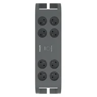 Listwy zasilające - Philips LISTWA ZASILAJĄCA CZARNA 2M 8X 230V PL SPN3180A/60 - miniaturka - grafika 1