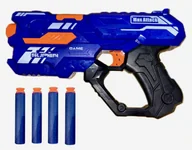 Zabawki militarne - BEZPIECZNY PISTOLET NA STRZAŁKI PIANKOWE I KULKI ŻELOWE - miniaturka - grafika 1