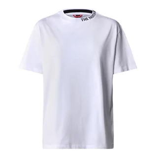 Koszulki sportowe damskie - Koszulka The North Face Zumu 0A491QFN41 - biała - grafika 1
