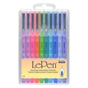 Cienkopisy Le Pen Bright 10 kolorów - Cienkopisy - miniaturka - grafika 1