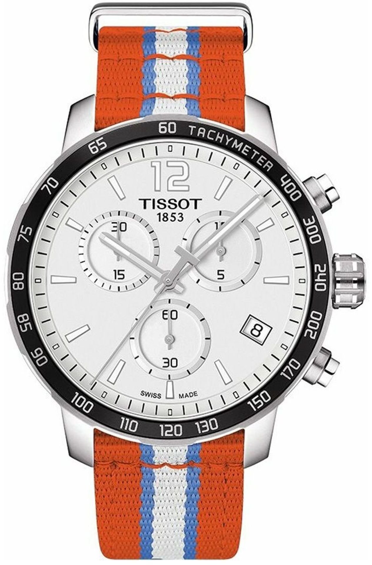 Zegarek Tissot Zegarek Męski Tissot T095.417.17.037.14 Srebrzysty 42 mm