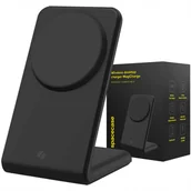 Ładowarki do telefonów - Spacecase Ładowarka indukcyjna Wireless Charger MagCharge WM2B black - miniaturka - grafika 1