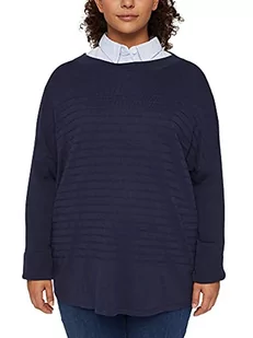 ESPRIT Sweter damski, 400/granatowy, 46 PL - Swetry damskie - miniaturka - grafika 1