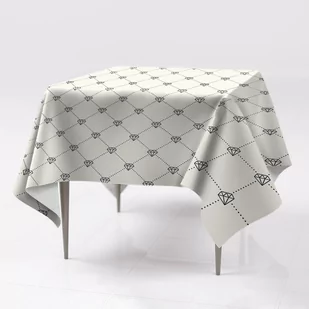 Kolorowy obrus na stół nadruk Wzór w diamenty eko, Fabricsy - Obrusy i serwetki - miniaturka - grafika 1