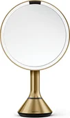 Lusterka do makijażu - Lustro sensorowe Simplehuman 20 cm mosiądz z kontrolą natężenia światła - miniaturka - grafika 1