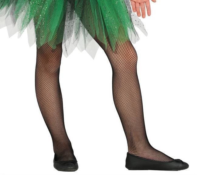 Rajstopy Dziecięce Kabaretki Czarne-7-12