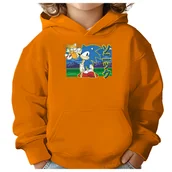 Bluzy dla dziewczynek - BLUZA DZIECIĘCA SONIC 122-128 DLA DZIEWCZYNKI CHŁOPCA PREZENT - miniaturka - grafika 1