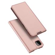 Etui i futerały do telefonów - Dux Ducis Skin Pro kabura etui pokrowiec z klapką Samsung Galaxy A22 5G różowy - miniaturka - grafika 1