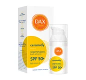 Balsamy i kremy do opalania - DAX Sun Regenerujący krem ochronny z ceramidami SPF 50+ 30 ml - miniaturka - grafika 1