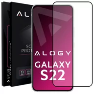 Filtry prywatyzujące - SSzkło hartowane do etui Alogy Full Glue case friendly do Samsung Galaxy S22 Czarne - miniaturka - grafika 1