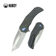 Noże - Nóż składany Kubey Bravo One Tanto Flame Titanium, Satin M390 by Mikkel Willumsen (KB366B) - miniaturka - grafika 1