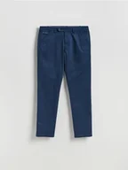 Spodnie męskie - Reserved - Spodnie chino slim - granatowy - miniaturka - grafika 1