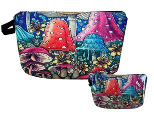 Kosmetyczka - Grzyby - Kosmetyczki, organizery i kuferki - miniaturka - grafika 1