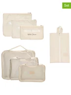 Torby podróżne - Charm 7-częściowy zestaw w kolorze beżowym - miniaturka - grafika 1