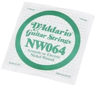 Struny gitarowe  - D'Addario Nickel Wound ball End Single Strings NW064 - miniaturka - grafika 1