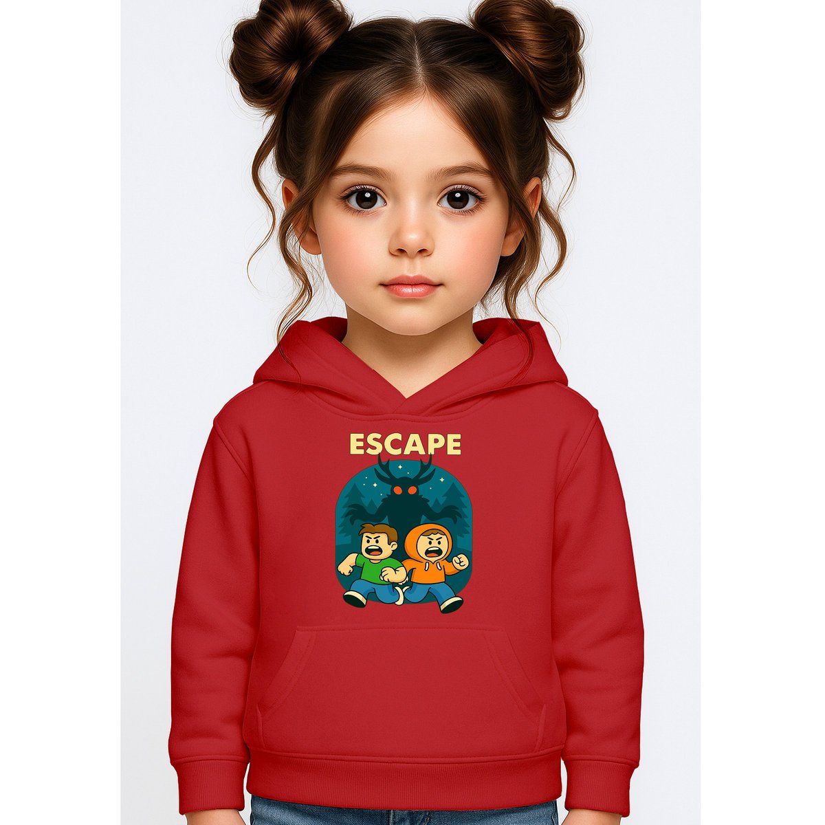 BLUZA DZIECIĘCA Z KAPTUREM 99 NOCY W LESIE ROBLOX 134-140 PREZENT