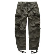 Spodnie męskie - spodnie bojówki AIRBORNE VINTAGE TROUSERS OLIVE-XXL - miniaturka - grafika 1
