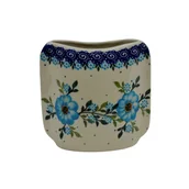 Wazony i flakony - Ceramiczny wazon płaski Ceramika Bolesławiec - miniaturka - grafika 1