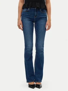 Vero Moda Jeansy Flash 10310511 Granatowy Flared Fit - Spodnie damskie - miniaturka - grafika 1