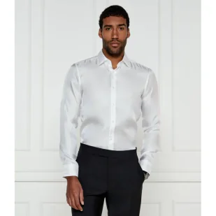 BOSS BLACK Jedwabna koszula JOE Regular Fit - Koszule męskie - miniaturka - grafika 1