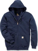 Bluzy męskie - Carhartt Bluza Carhartt Midweight Hooded Zip Navy - miniaturka - grafika 1
