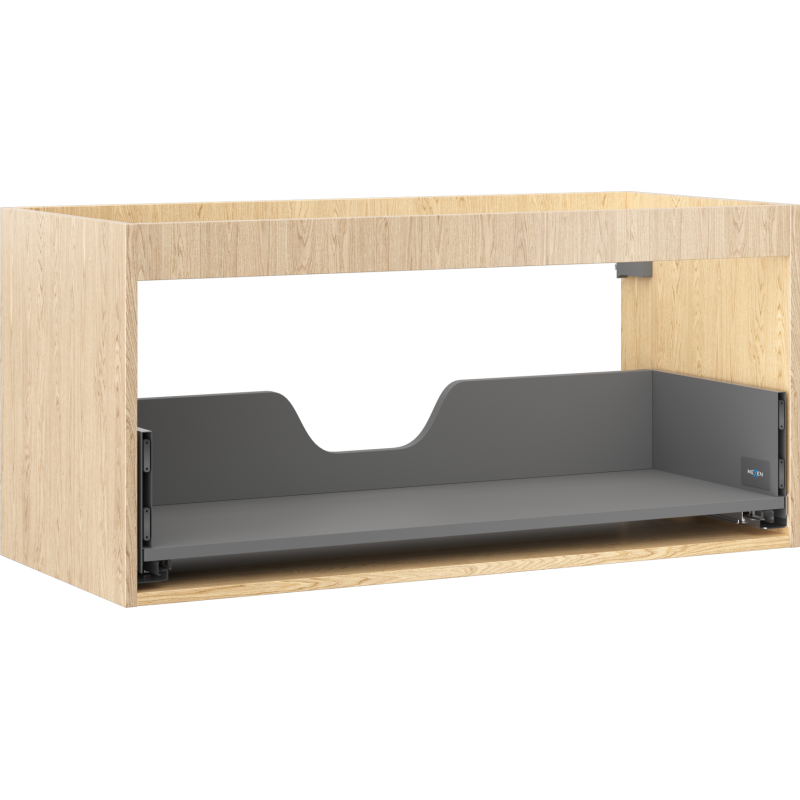 Mexen Box-A korpus szafki podumywalkowej 100 cm, 1 szuflada, dąb - 91AX0-1000-470-1-81