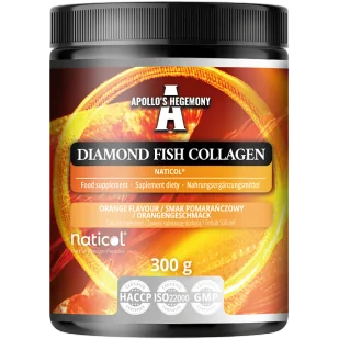 APOLLO'S HEGEMONY DIAMOND FISH COLLAGEN KOLAGEN MORSKI W PROSZKU 300 GRAM - Stawy, mięśnie, kości - miniaturka - grafika 1