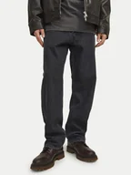 Spodnie męskie - Jack&Jones Jeansy Eddie 12252764 Czarny Loose Fit - miniaturka - grafika 1