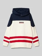 Swetry dla chłopców - Bluza o kroju oversized z kapturem model ‘MONOTYPE’ - miniaturka - grafika 1
