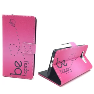 Etui na telefon komórkowy Samsung Galaxy A5 Be Happy Pink - Etui i futerały do telefonów - miniaturka - grafika 1