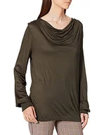 Koszulki i topy damskie - comma T-shirt damski, zielony, 40 - miniaturka - grafika 1