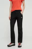 Spodnie sportowe damskie - Jack Wolfskin spodnie outdoorowe Active Track kolor czarny - miniaturka - grafika 1