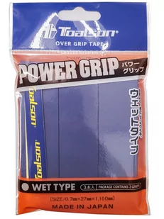 Owijka Wierzchnia Toalson Power Grip 3P - Fioletowa - Tenis ziemny - miniaturka - grafika 1