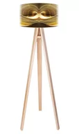 Lampy stojące - Macodesign Lampa podłogowa Magia złota tripod-foto-042p, 60 W - miniaturka - grafika 1