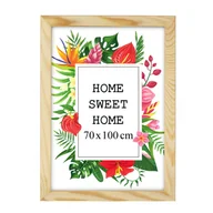 Ramki na zdjęcia - Ramka na zdjęcia 70x100 cm, drewniana w kolorze EKO - miniaturka - grafika 1