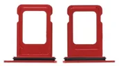 Części serwisowe do telefonów - SZUFLADKA TACKA KARTY SIM DO iPhone 13 CZERWONY - miniaturka - grafika 1