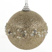 Bombki - Szampańskie bombki plastikowe 8 cm komplet 4 sztuk - miniaturka - grafika 1