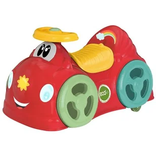 Chicco Eco+ Jeździk Autko All Around Czerwony 12M+ - Chodziki - miniaturka - grafika 1
