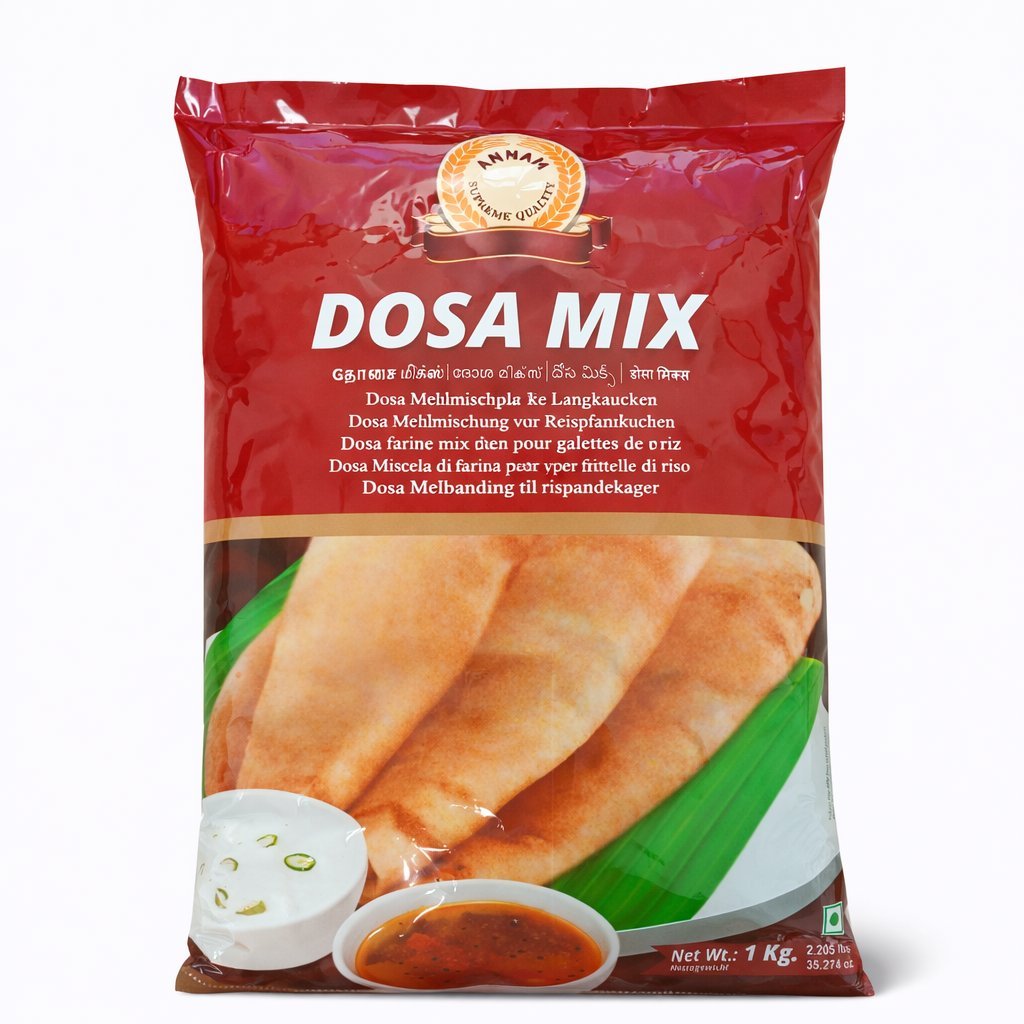 Mieszanka do dosa Annam Dosa Mix 1kg - ryż i urad dal bez konserwantów