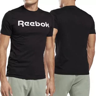 Reebok t-shirt koszulka męska czarna bawełna Classic GJ0136 S - Koszulki męskie - miniaturka - grafika 1