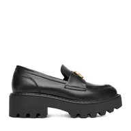 Półbuty damskie - Loafersy Gino Rossi EO-ROYA-8103-25 Czarny - miniaturka - grafika 1