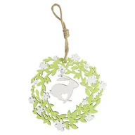 Zabawki kreatywne - Arpex, Ozdoba wielkanocna drewniana, zawieszka z królikiem, Wn7699F - miniaturka - grafika 1